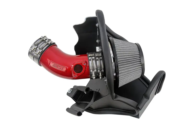 Hps Performance Air Intake Kit With Heat Shield, Red, 827-717R 1