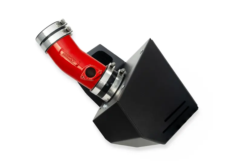 Hps Performance Air Intake Kit With Heat Shield, Red, 827-728R 1