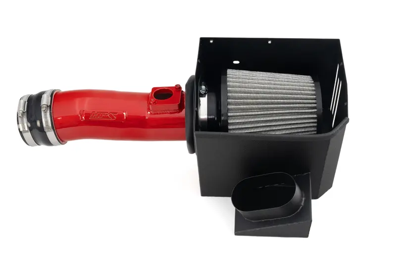 Hps Performance Air Intake Kit With Heat Shield, Red, 827-731R 1