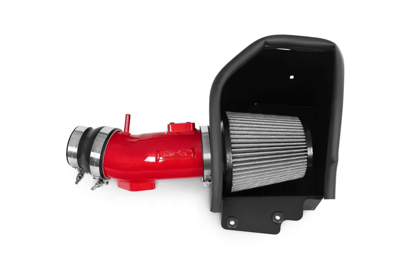 Hps Performance Air Intake Kit With Heat Shield, Red, 827-736R 1
