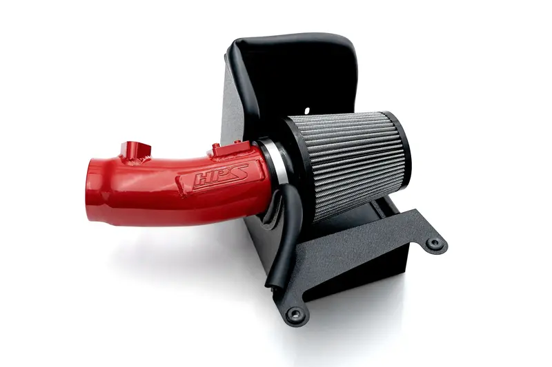 Hps Performance Air Intake Kit With Heat Shield, Red, 827-741R 1