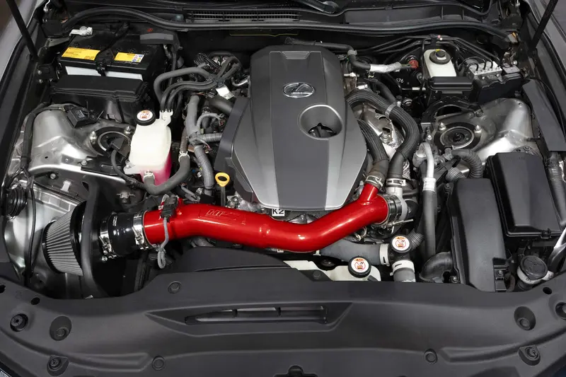 Hps Performance Air Intake Kit With Heat Shield, Red, 827-777R 2
