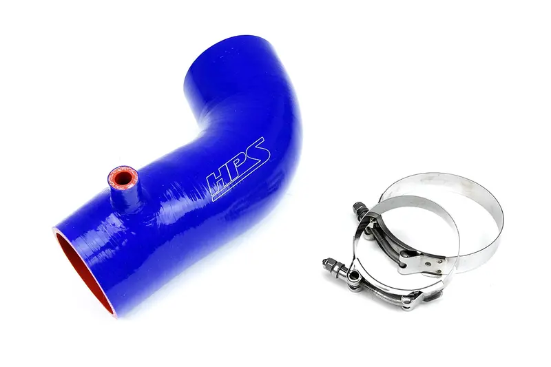 Hps Performance High Temp Reinforced Silicone Air Intake Hose Kit, Blue, 17838-Blue 1
