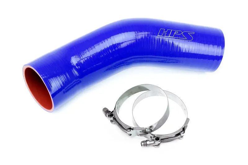 Hps Performance High Temp Reinforced Silicone Air Intake Hose Kit, Blue, 57-1879-Blue 1