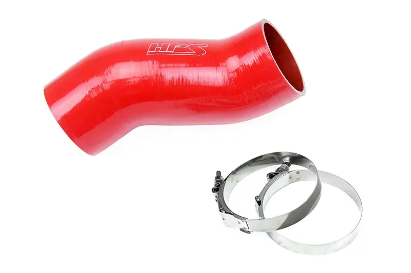 Hps Performance High Temp Reinforced Silicone Air Intake Hose Kit, Red, 57-1862-Red 1