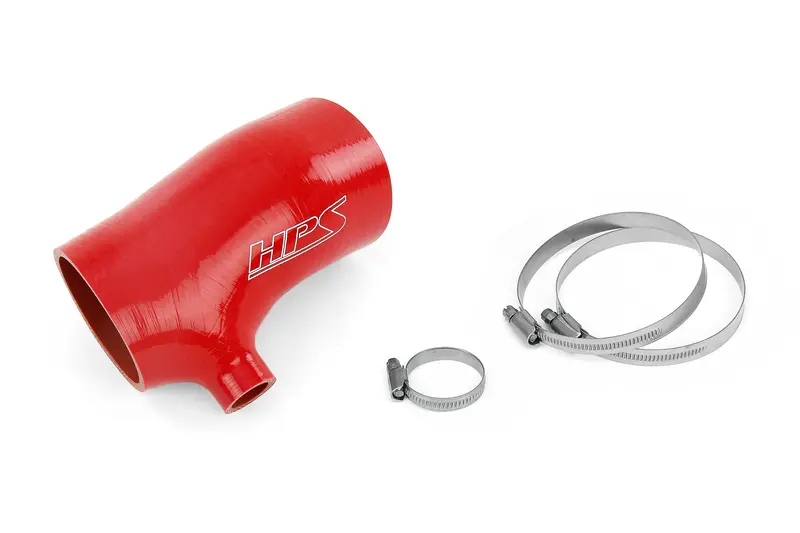 Hps Performance High Temp Reinforced Silicone Air Intake Hose Kit, Red, 57-1880-Red 1