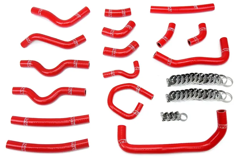 Hps Performance High Temp Reinforced Silicone Heater Coolant Hose Kit, Red, 57-1913-Red 1