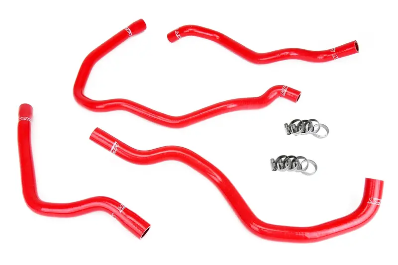 Hps Performance High Temp Reinforced Silicone Heater Coolant Hose Kit, Red, 57-1937-Red 1