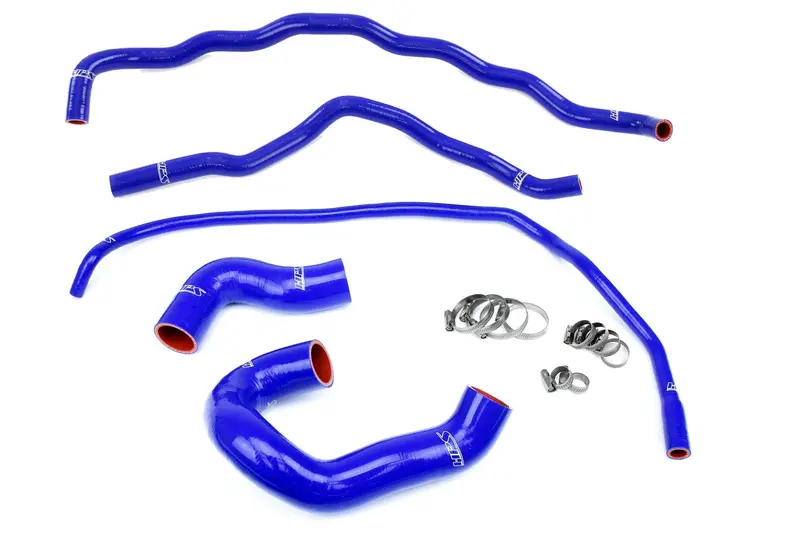 Hps Performance High Temp Reinforced Silicone Radiator And Heater Coolant Hose Kit, Blue, 57-1860-Blue 1