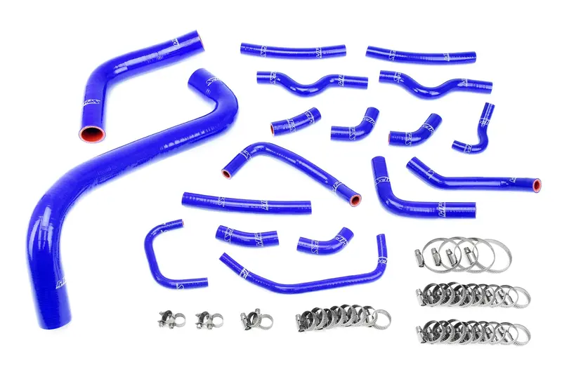 Hps Performance High Temp Reinforced Silicone Radiator And Heater Coolant Hose Kit, Blue, 57-1912-Blue 1