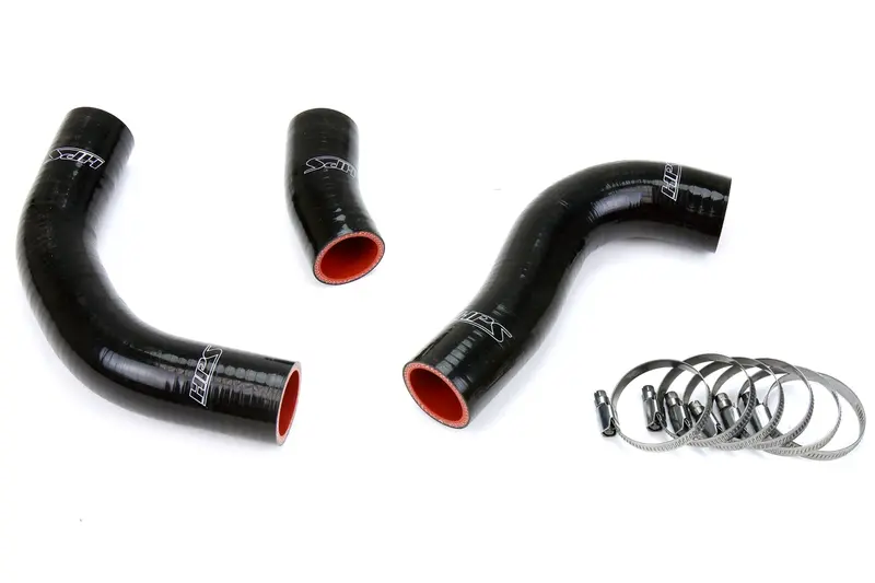 Hps Performance High Temp Reinforced Silicone Radiator Coolant Hose Kit, Black, 57-1776-Blk 1