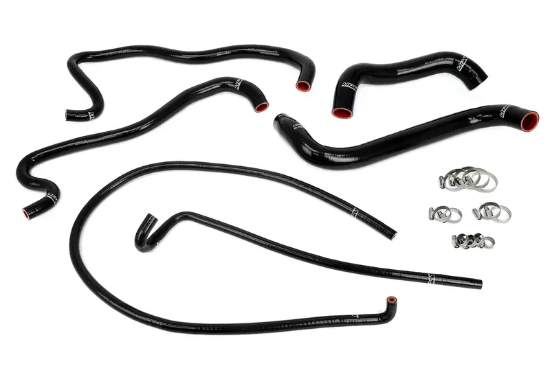 Hps Performance High Temp Reinforced Silicone Radiator Coolant Hose Kit, Black, 57-1861-Blk 1