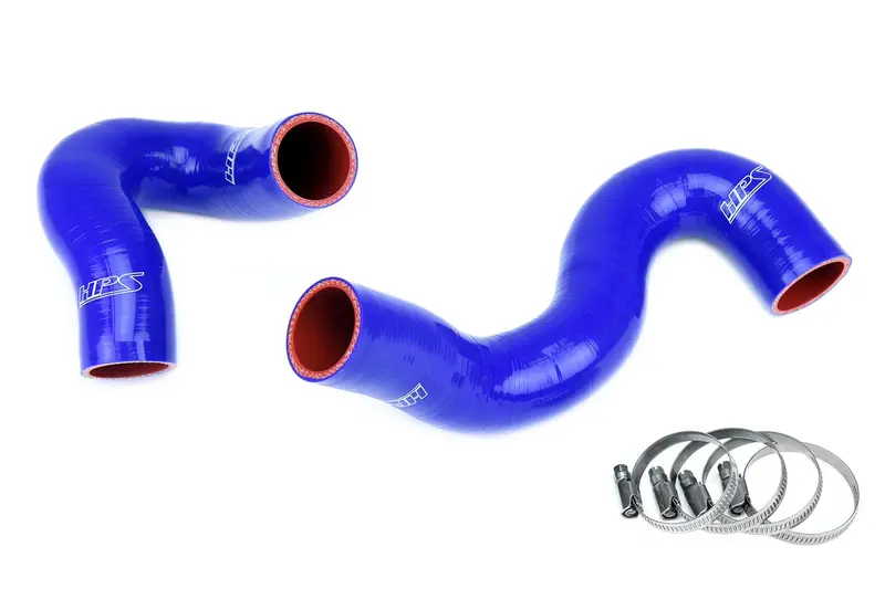 Hps Performance High Temp Reinforced Silicone Radiator Coolant Hose Kit, Blue, 57-1968-Blue 1