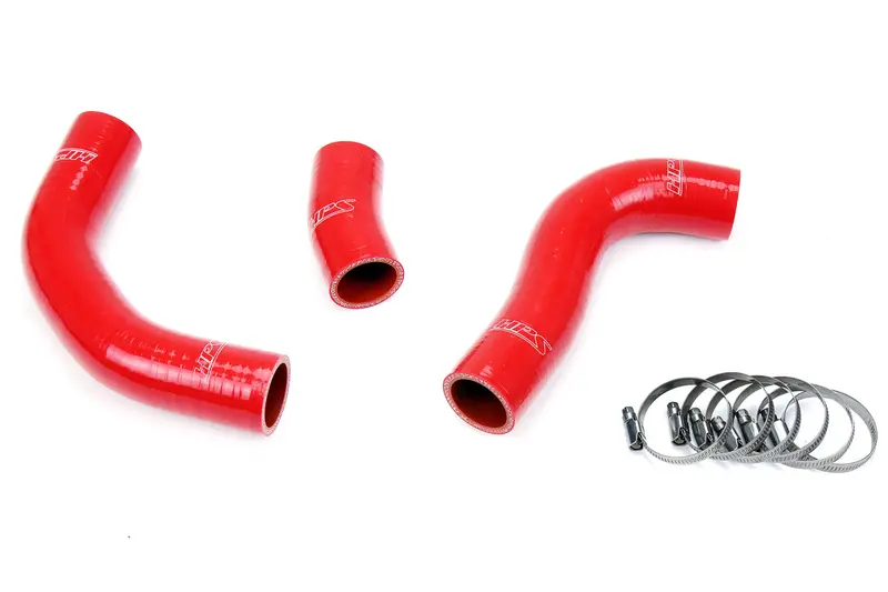 Hps Performance High Temp Reinforced Silicone Radiator Coolant Hose Kit, Red, 57-1776-Red 1