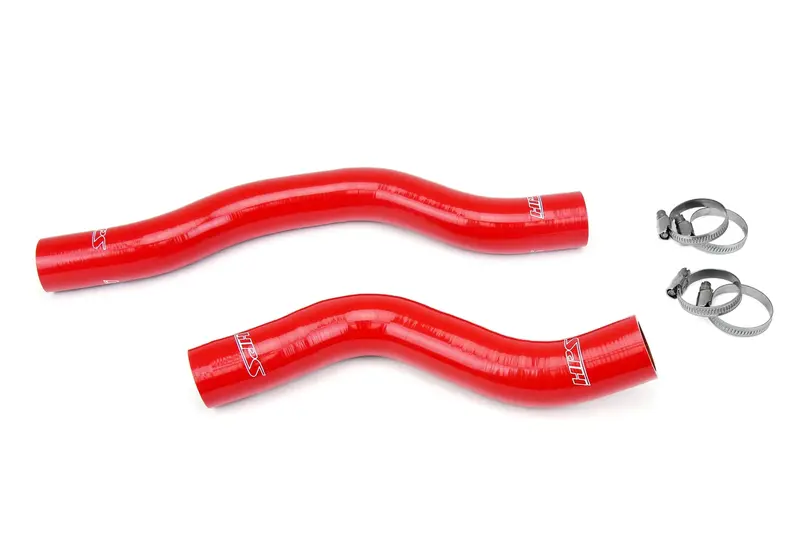 Hps Performance High Temp Reinforced Silicone Radiator Coolant Hose Kit, Red, 57-1963-Red 1