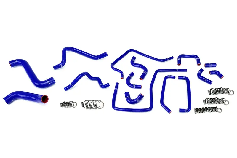 Hps Performance High Temp Reinforced Silicone Radiator, Heater And Ancillary Coolant Hose Kit, Blue, 57-1814-Blue 1