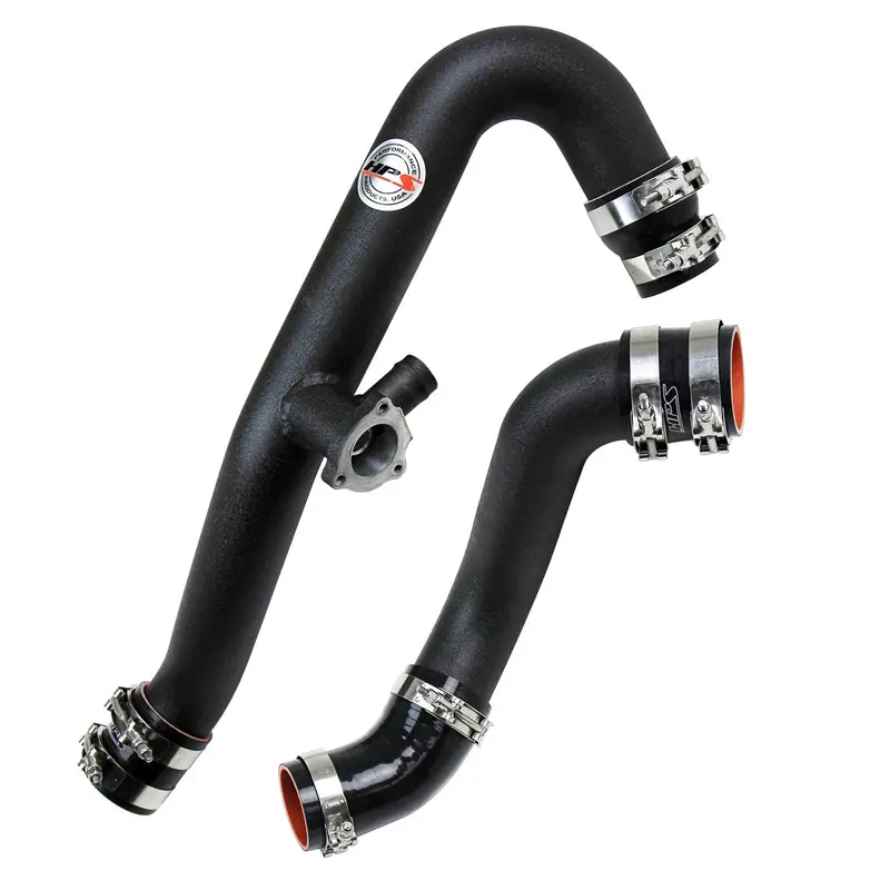 Hps Performance Intercooler Charge Pipe Kit (Cold And Hot Side), Black, 17-101Wb 1