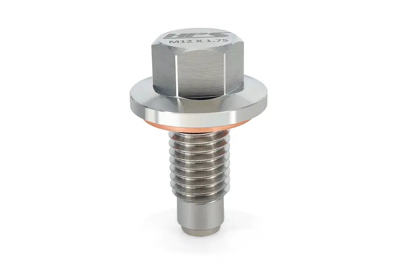 Hps Performance M12 X 1.75 Stainless Steel Magnetic Oil Drain Plug Bolt 1