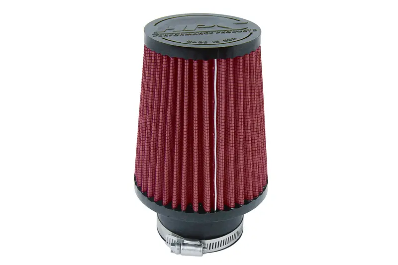 Hps Performance Red 2.5" Air Filter, 7.25" Length, 4.5" Base, 3.5" Top, Hps-4295-Red 1