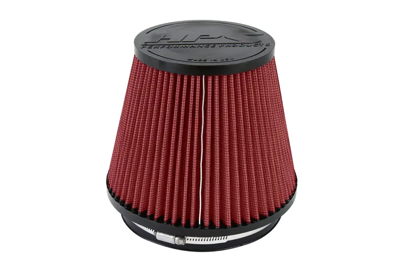 Hps Performance Red 6" Air Filter, 7" Length, 7.5" Base, 5" Top, Hps-4303-Red 1