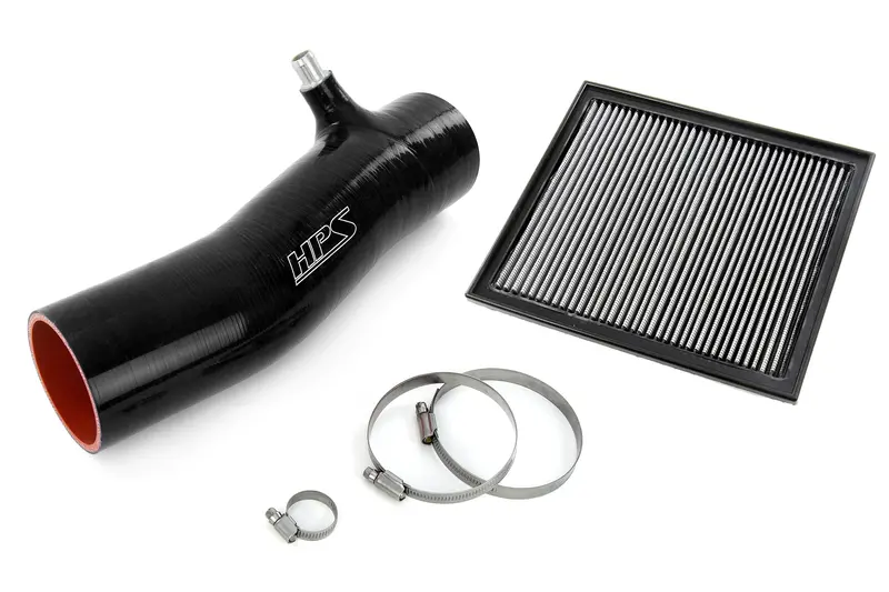 Hps Performance Silicone Air Intake Kit With Drop In Air Filter, Black, 827-723Wb 1