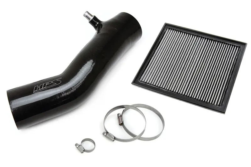 Hps Performance Silicone Air Intake Kit With Drop In Air Filter, Black, 827-725Wb 1
