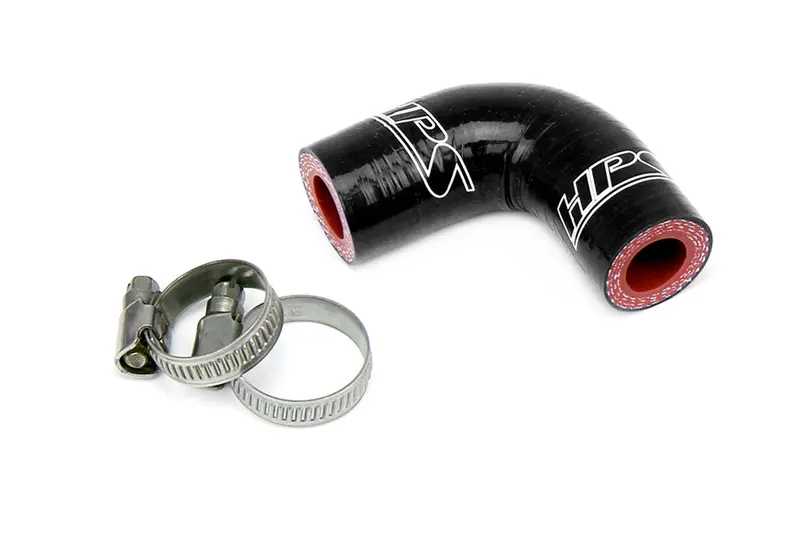 Hps Performance Silicone High Temp Reinforced Oil Cooler Coolant Elbow Hose, Black, 57-1881-Blk 1
