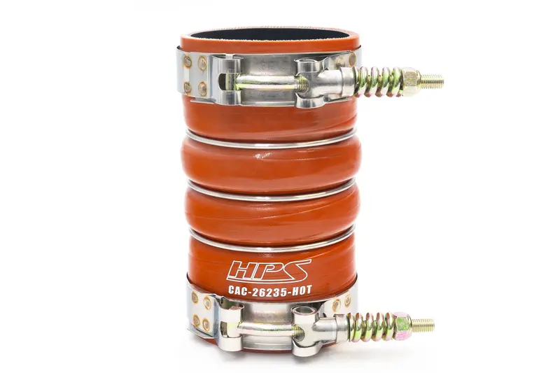 Hps Performance Ultra High Temp Aramid Reinforced Silicone Intercooler Hose Boots Kit, Orange, 57-2208 1