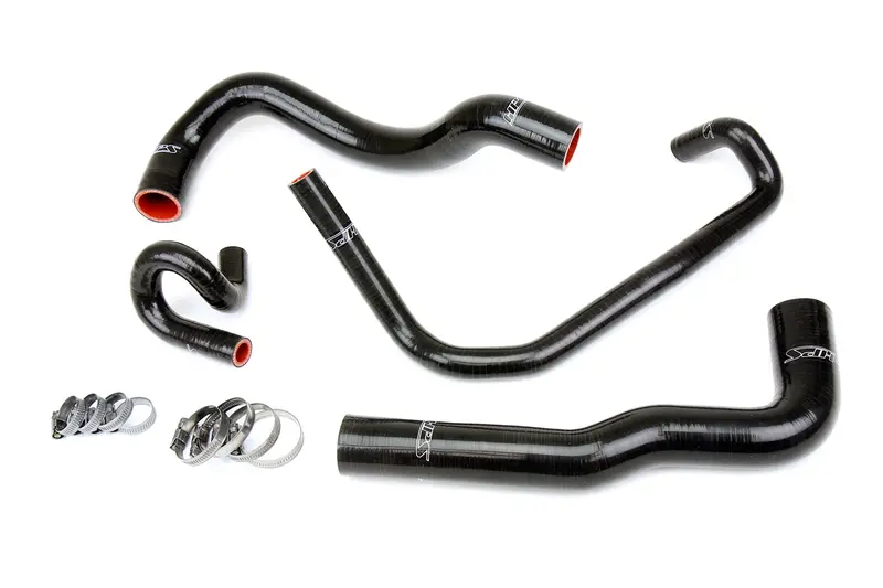 Hps Silicone Radiator And Heater Hose Kit, 01-05 Lexus Is300 1Jz-Gte Vvt-I From Jzs170 Toyota Crown With Oem Style Is300 Radiator, Black, 57-1960-Blk 1