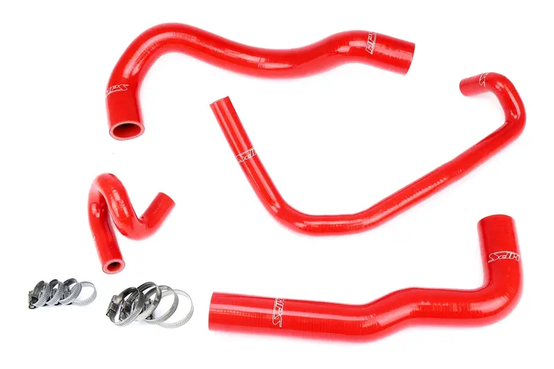 Hps Silicone Radiator And Heater Hose Kit, 01-05 Lexus Is300 1Jz-Gte Vvt-I From Jzs170 Toyota Crown With Oem Style Is300 Radiator, Red, 57-1960-Red 1