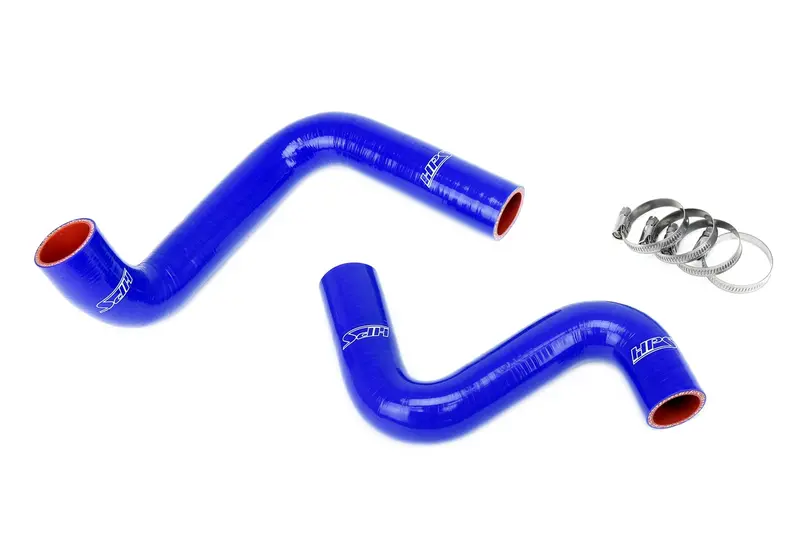 Hps Silicone Radiator Hose Kit, Nissan 1989-1998 240Sx With Ls Swap (Ls1 Water Pump, 9 O'clock Thermostat, Ka24de Radiator), Blue, 57-1955-Blue 1