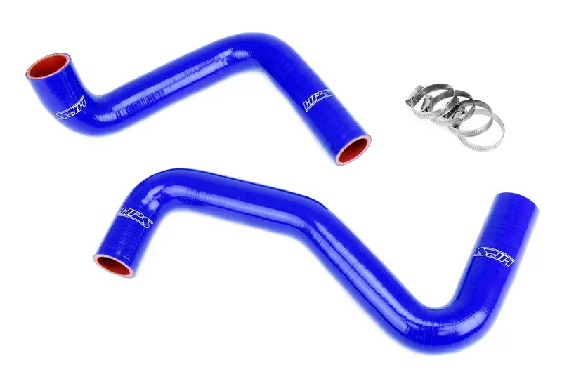 Hps Silicone Radiator Hose Kit, Nissan 1989-1998 240Sx With Ls Swap (Ls1 Water Pump, 9 O'clock Thermostat, Sr20det Radiator), Blue, 57-1956-Blue 1