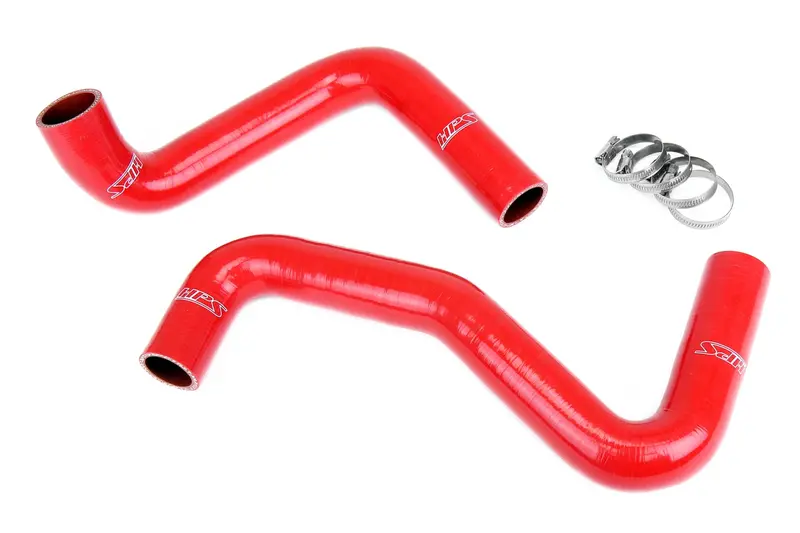 Hps Silicone Radiator Hose Kit, Nissan 1989-1998 240Sx With Ls Swap (Ls1 Water Pump, 9 O'clock Thermostat, Sr20det Radiator), Red, 57-1956-Red 1
