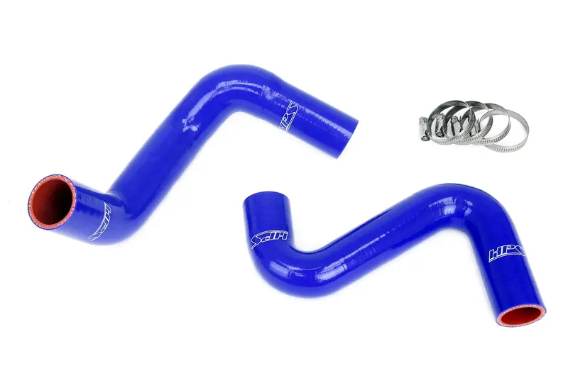 Hps Silicone Radiator Hose Kit, Nissan 1989-1998 240Sx With Ls Swap (Ls3/Ls7 Water Pump, 8 O'clock Thermostat, Sr20det Radiator), Blue, 57-1992-Blue 1