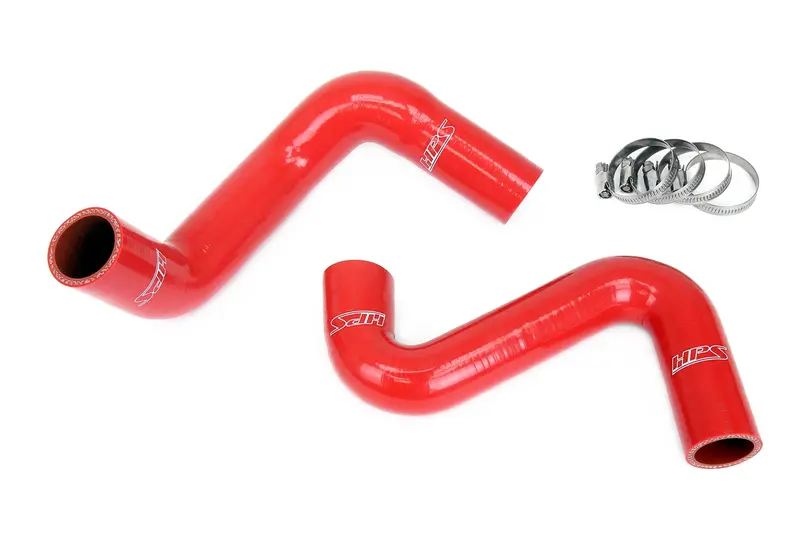 Hps Silicone Radiator Hose Kit, Nissan 1989-1998 240Sx With Ls Swap (Ls3/Ls7 Water Pump, 8 O'clock Thermostat, Sr20det Radiator), Red, 57-1992-Red 1
