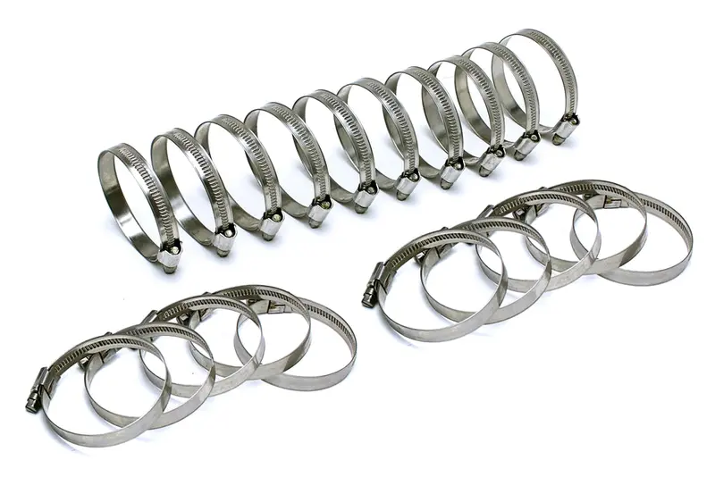 Hps Stainless Steel Embossed Hose Clamps Size 10 20Pc Pack 3/4" - 1-1/8" (19Mm-28Mm) 1