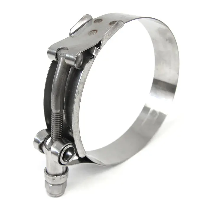 Hps Stainless Steel T-Bolt Clamp Size 140 For 5" Id Hose - Effective Size: 5.24"-5.55" 1