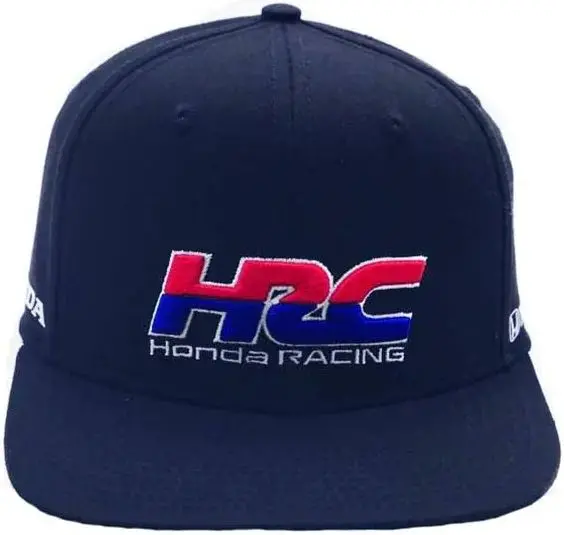 Hrc Honda Racing Flat Brim Hat Navy 1
