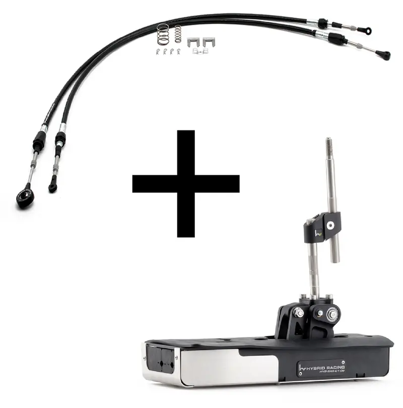 Hybrid Racing A2 K-Swap Shifter & Shifter Cable Combo 1