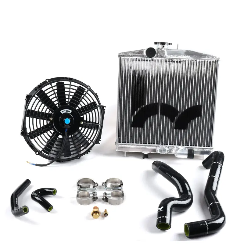 Hybrid Racing K-Swap K-Swap Cooling Package Half-Size Rad (Ek Civic K20z3/K24) 1