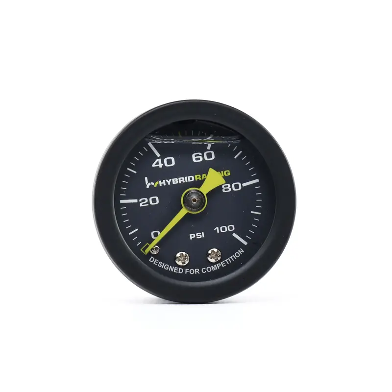 Hybrid Racing Liquid Filled Fuel Pressure Gauge V2 (Universal) 1