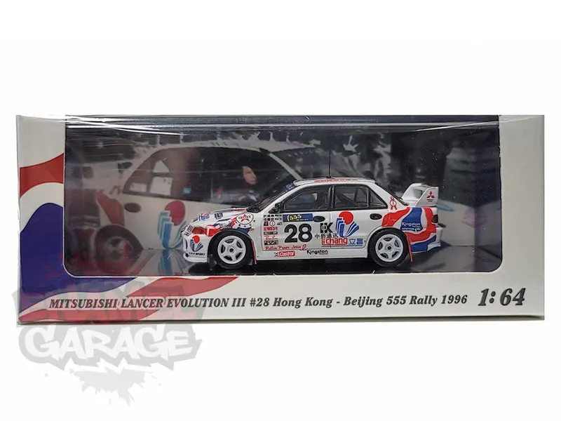 Inno64 1/64 Mitsubishi Lancer Evolution Iii #28 Hong Kong - Beijing 555 Rally 1996 1