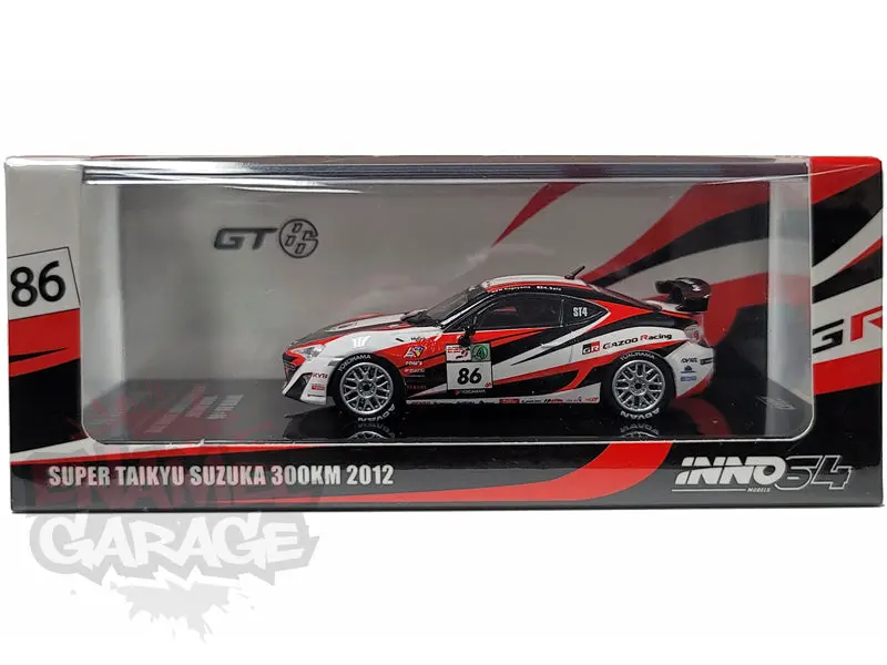 Inno64 1/64 Toyota Gt86 #86 Gazoo Racing Super Taikyu Suzuka 300Km 2012 1
