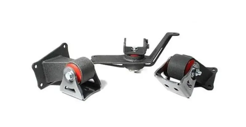 Innovative 00-09 Honda S2000 F-Series Black Steel Motor Mounts 85A Bushings 1