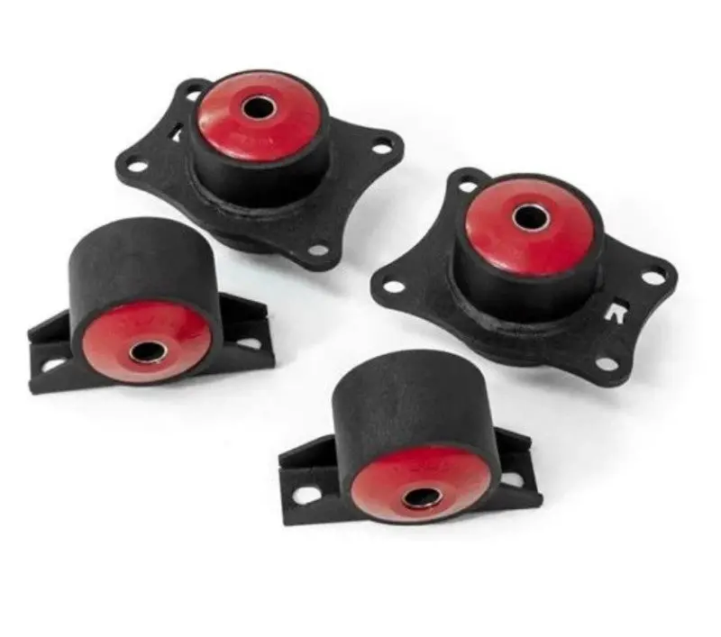 Innovative 00-09 Honda S2000 F-Series Black Steel Mounts 95A Bushings (Rear Diff Mounts Oem Diff) 1