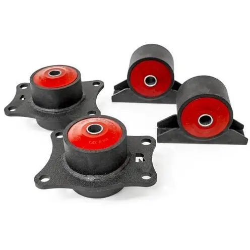 Innovative 00-09 Honda S2000 F-Series Black Steel Rear Differential Mounts 75A Bushings (Oem Diff Only) 1