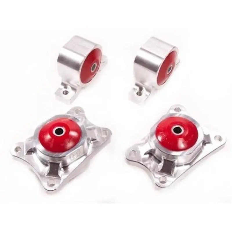 Innovative 00-09 Honda S2000 F-Series Silver Billet Aluminum Diff Mounts 75A Bushings 1