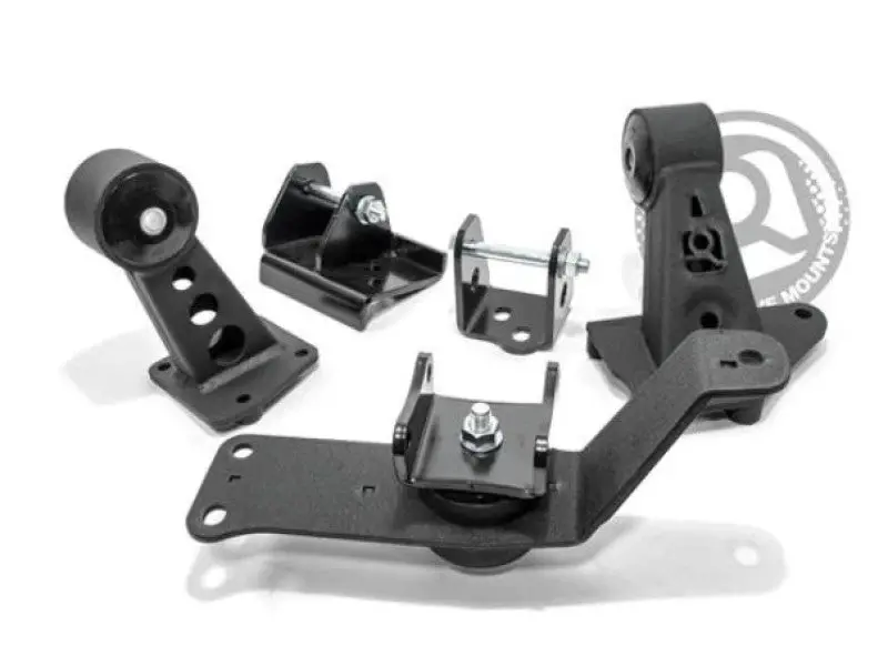 Innovative 00-09 Honda S2000 K-Series Black Steel Mounts 75A Bushings 1