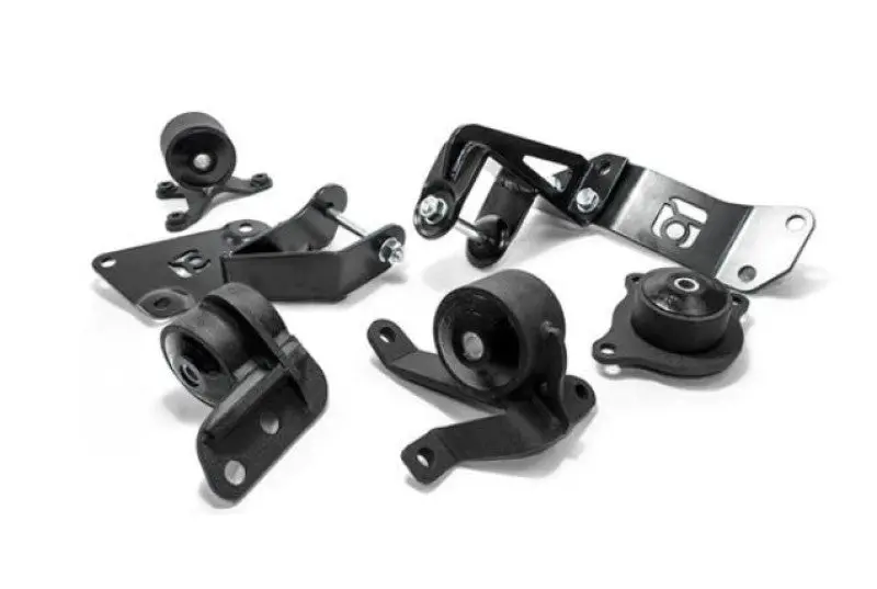 Innovative 01-05 Civic K-Series Black Steel Mounts 75A Bushings (Not K24 Trans) 1