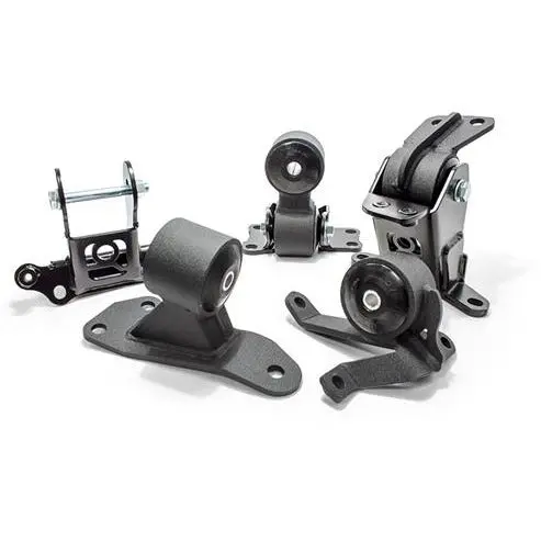Innovative 06-11 Civic K-Series Black Steel Mounts 75A Bushings (Not K24 Trans) 1